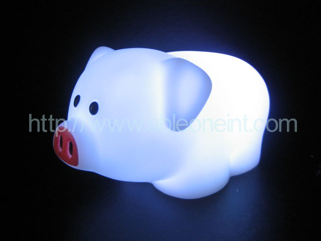 PVC Pig Shape Light
